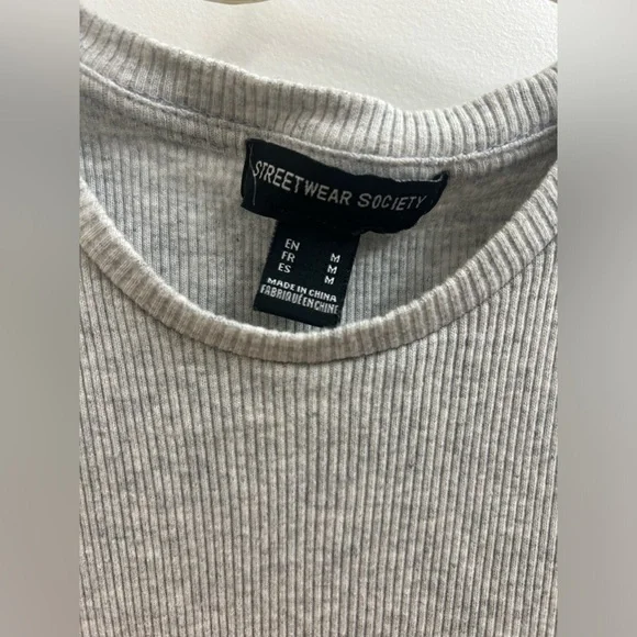 Gray Tight Fit Dress Woman’s Size Medium - Picture 4 of 4